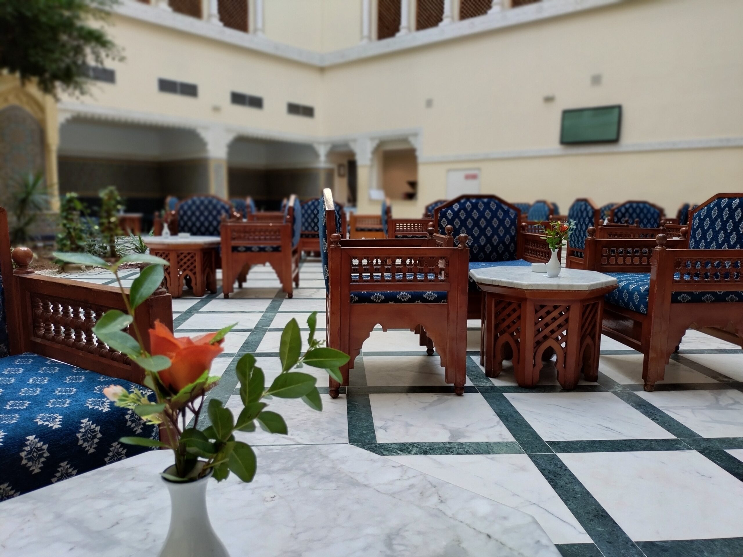 Hotel lobby